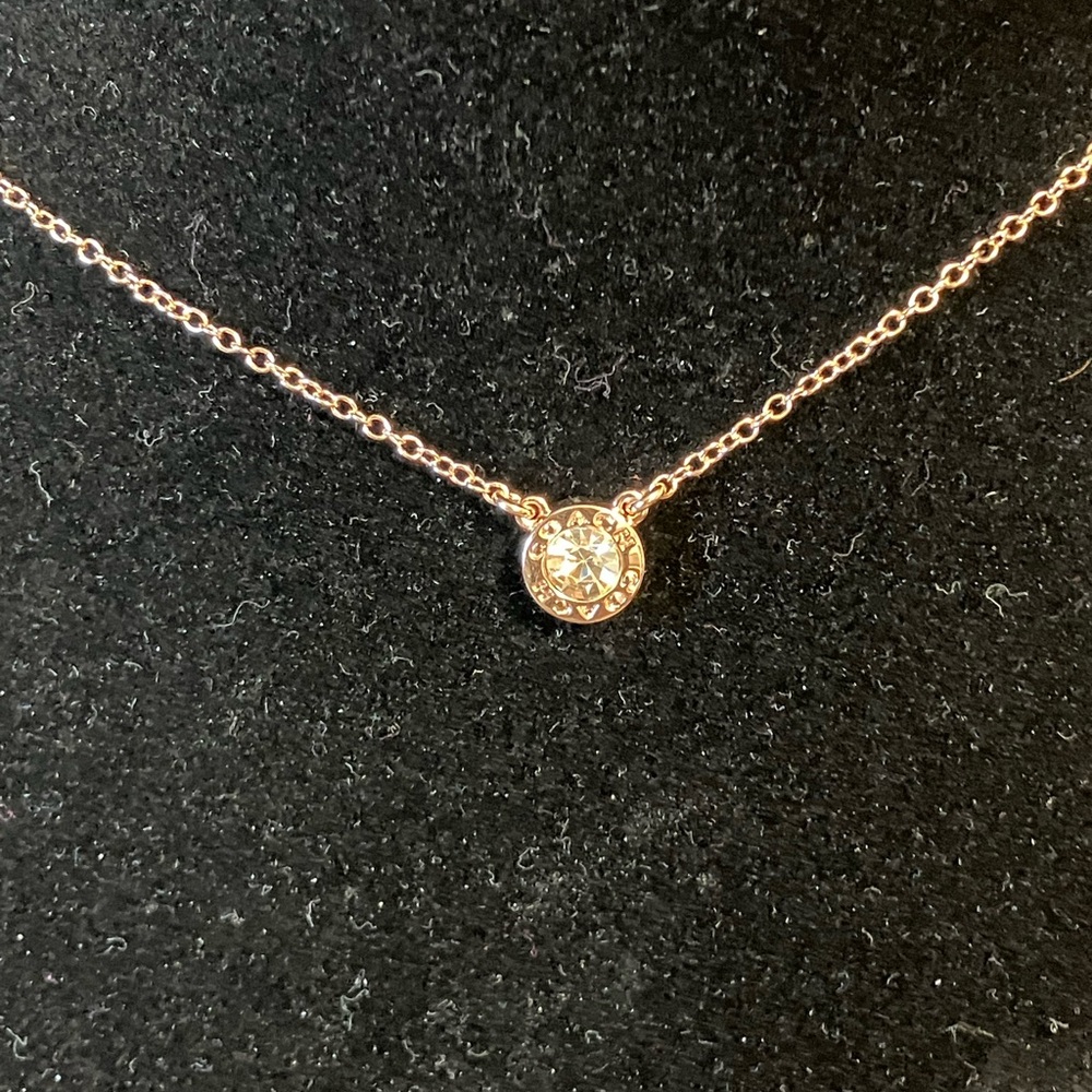 🌸Coach Elegant Rose Gold Necklace
